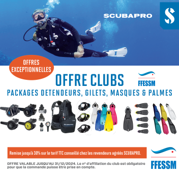 Offre Scubapro FFESSM 2024